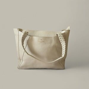 Max Mara Elegant Cream Tote Bag
